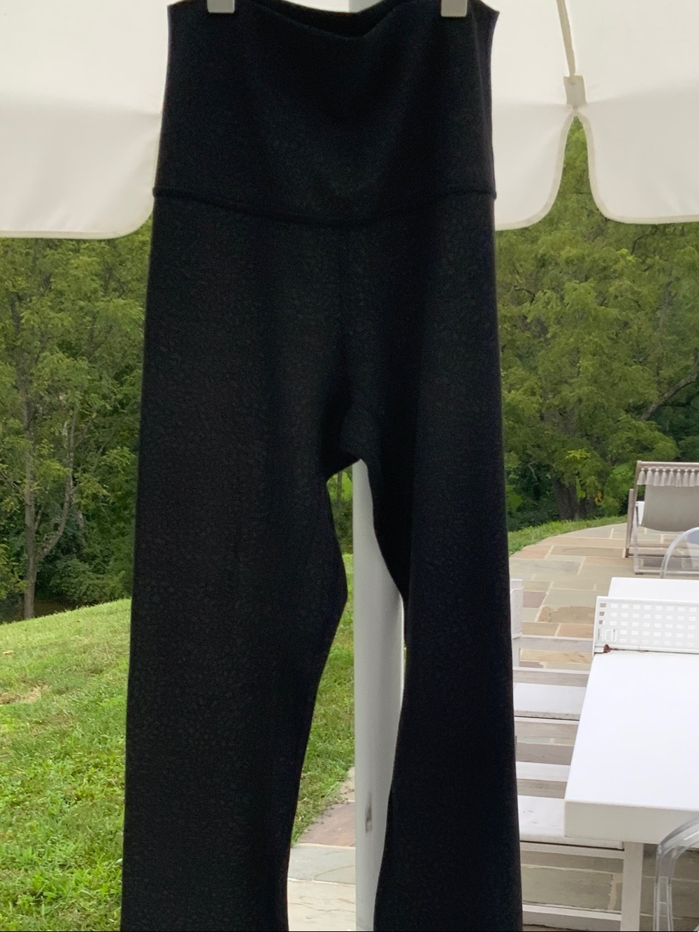 LuLuLemon Black High-Waist Women's print Pants 2